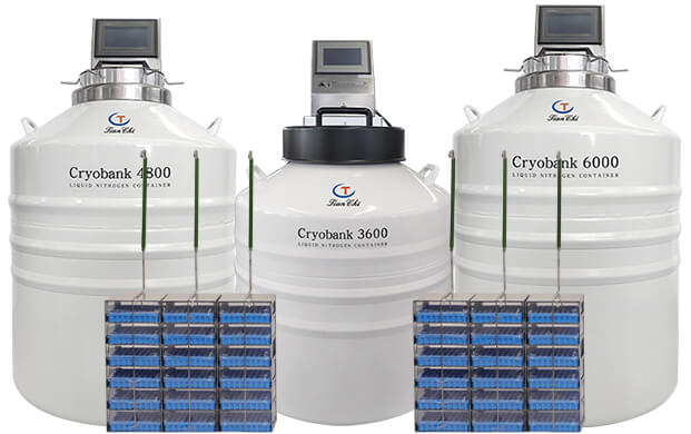 要氣相儲存但樣本少用什么液氮容器？